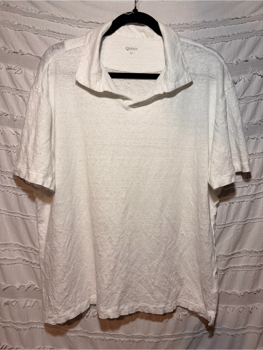 Quince linen polo jersey shirt